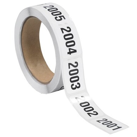 Bsc Preferred 1 x 1-1/2'' 2001-2500 Consecutive Numbered Labels BUY00019236